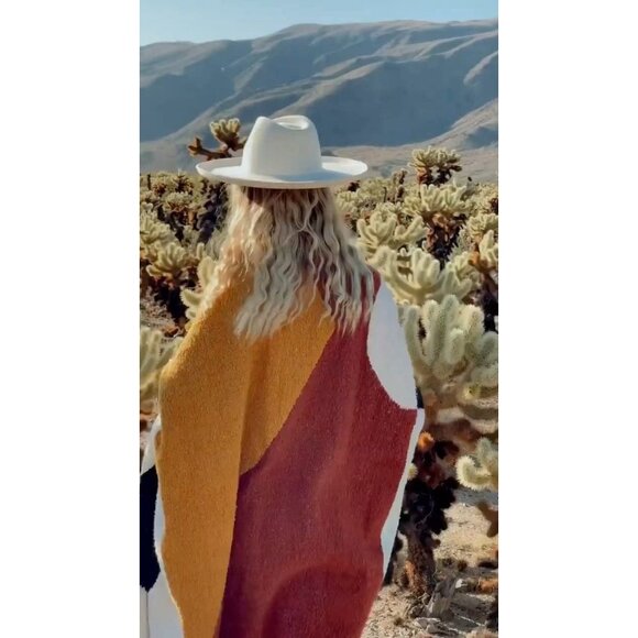 Lack of Color Melodic Fedora Hat in Ivory Small 55 cm New Beach western - Picture 10 of 15